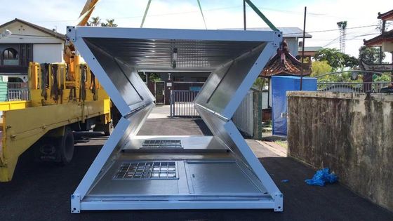 quality Maison de conteneur pliable portable en acier galvanisé pour les réinstallations en cas de catastrophe factory